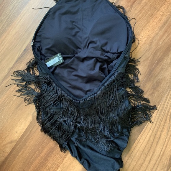 Fringe “Statement” Swimsuit - Picture 1 of 4